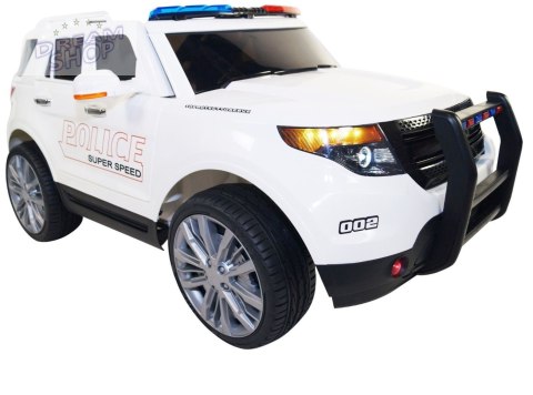 MEGA POLICJA Z MEGAFONEM I RADIEM, MIĘKKIE KOŁA/9935
