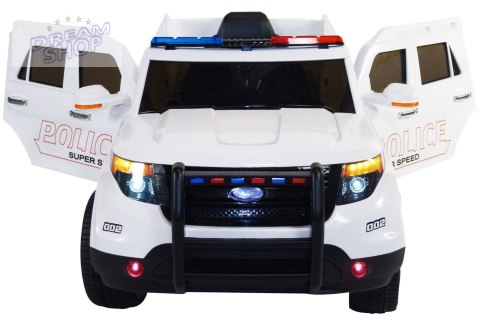 MEGA POLICJA Z MEGAFONEM I RADIEM, MIĘKKIE KOŁA/9935
