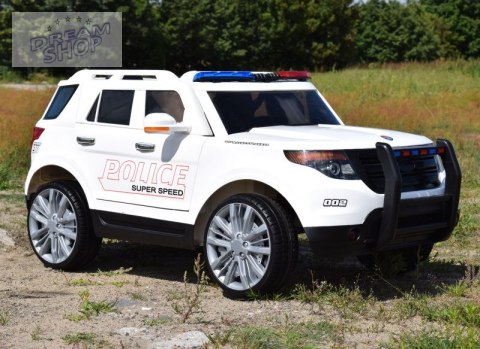 MEGA POLICJA Z MEGAFONEM I RADIEM, MIĘKKIE KOŁA/9935