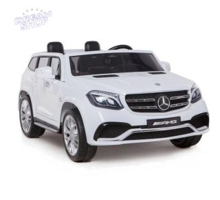 MERCEDES GLS 63, 4 SILNIKI, 2X12 V, MIĘKKIE KOŁA, MIĘKKIE SIEDZENIE, KLIMATYZACJA DLA 2 DZIECI/HL228