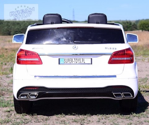 MERCEDES GLS 63, 4 SILNIKI, 2X12 V, MIĘKKIE KOŁA, MIĘKKIE SIEDZENIE, KLIMATYZACJA DLA 2 DZIECI/HL228