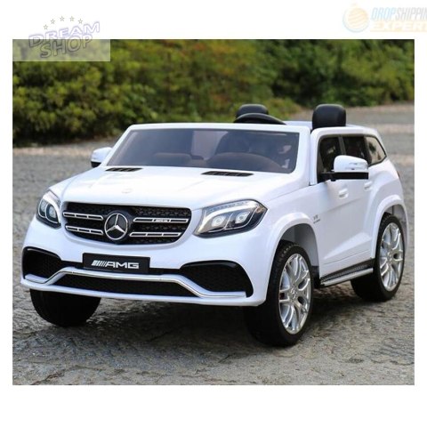 MERCEDES GLS 63, 4 SILNIKI, 2X12 V, MIĘKKIE KOŁA, MIĘKKIE SIEDZENIE, KLIMATYZACJA DLA 2 DZIECI/HL228