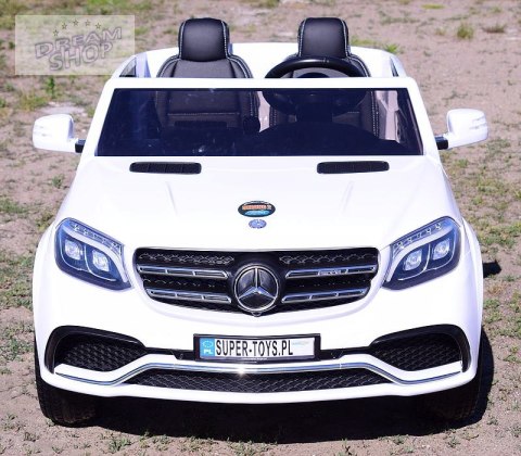 MERCEDES GLS 63, 4 SILNIKI, 2X12 V, MIĘKKIE KOŁA, MIĘKKIE SIEDZENIE, KLIMATYZACJA DLA 2 DZIECI/HL228