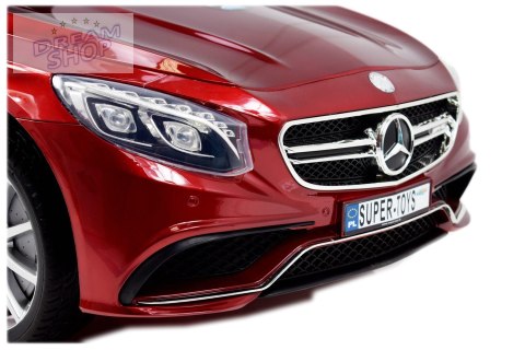 MERCEDES S63 AMG LICENCJA,LAKIER, MIĘKKIE KOŁA EVA FULL OPCJA/HL169 MERCEDES S63 AMG LICENCJA,LAKIER, MIĘKKIE KOŁA EVA FULL OPCJA/HL169