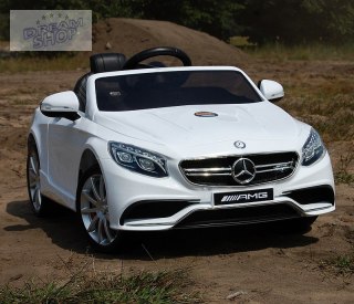 MERCEDES S63 AMG LICENCJA, MIĘKKIE KOŁA EVA FULL OPCJA/HL169