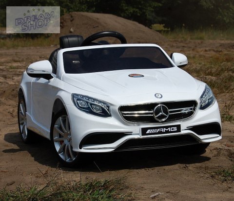 MERCEDES S63 AMG LICENCJA, MIĘKKIE KOŁA EVA FULL OPCJA/HL169