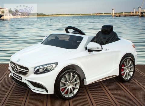 MERCEDES S63 AMG LICENCJA, MIĘKKIE KOŁA EVA FULL OPCJA/HL169