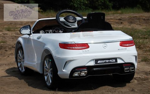 MERCEDES S63 AMG LICENCJA, MIĘKKIE KOŁA EVA FULL OPCJA/HL169