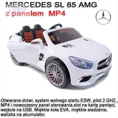 MERCEDES SL65 AMG PILOT, WOLNY START, WALIZKA DO AKUMULATORA , MP4 /XMX602