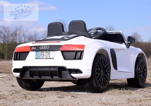 NAJNOWSZY ORYGINALNY AUDI R8 NA LICENCJI MIĘKKIE SIEDZENIE, MIĘKKIE KOŁA SUPER JAKOŚĆ/AUDI R8