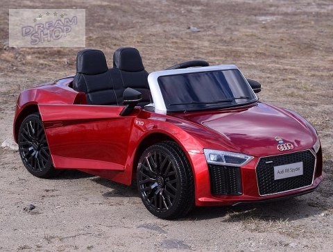 NAJNOWSZY ORYGINALNY AUDI R8 NA LICENCJI MIĘKKIE SIEDZENIE, MIĘKKIE KOŁA SUPER JAKOŚĆ/R8