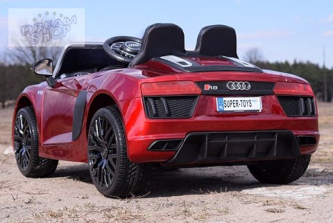 NAJNOWSZY ORYGINALNY AUDI R8 NA LICENCJI MIĘKKIE SIEDZENIE, MIĘKKIE KOŁA SUPER JAKOŚĆ/R8