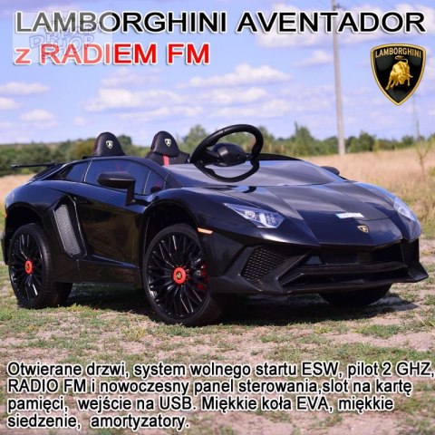 ORYGINALNE LAMBORGHINI AVENTADOR PEŁNA OPCJA, MIĘKKIE KOŁA, MIĘKKIE SIEDZENIE/BDM0913 ORYGINALNE LAMBORGHINI AVENTADOR PEŁNA OPCJA, MIĘKKIE KOŁA, MIĘKKIE SIEDZENIE/BDM0913
