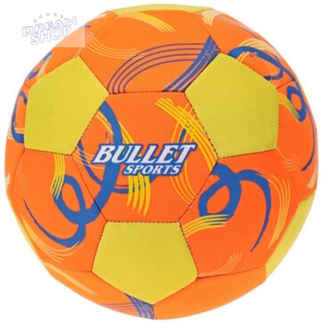 PIŁKA NOŻNA NEOPRENOWA BULLET SPORTS R.5 POMARAŃCZOWY
