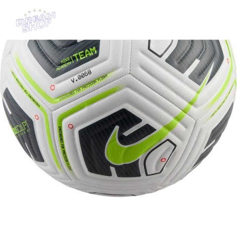 PIŁKA NOŻNA NIKE ACADEMY WHITE/BLACK/VOLT R.4 PIŁKA NOŻNA NIKE ACADEMY WHITE/BLACK/VOLT R.4