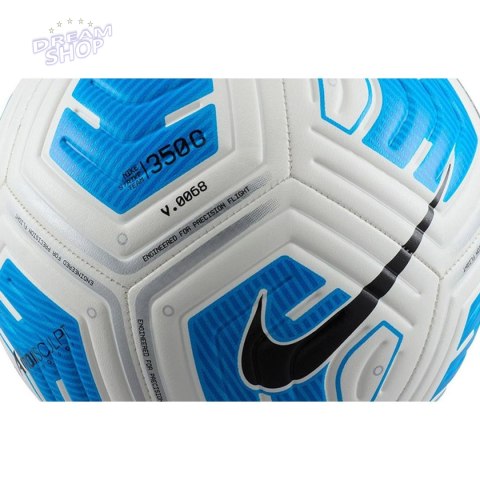 PIŁKA NOŻNA NIKE STRIKE WHITE/BLUE/BLACK R.5 PIŁKA NOŻNA NIKE STRIKE WHITE/BLUE/BLACK R.5