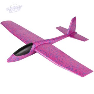 SAMOLOT STYROPIANOWY 84CM FIOLETOWY
