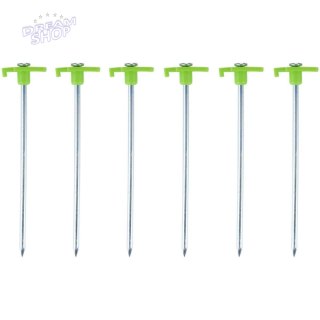 ŚLEDZIE DO NAMIOTU 20CM KPL. 6SZT METAL PLASTIK CAMP ACTIVE