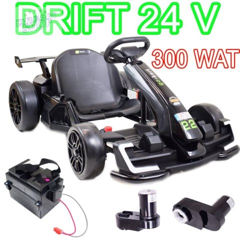 SZYBKI DRIFTUJĄCY GOKART NA AKUMULATOR 24 V, REGULOWANA RAMA/AHL007