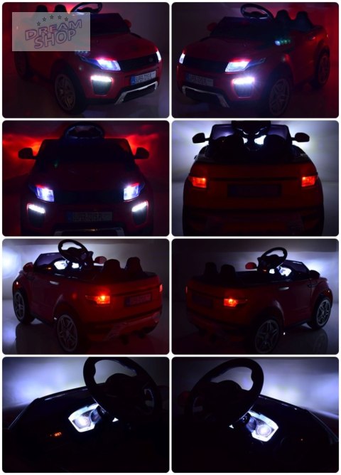 AUTO NA AKUMULATOR, MIĘKKIE KOŁA EVA, MIĘKKIE SIEDZENIE FULL OPCJA/HL1618