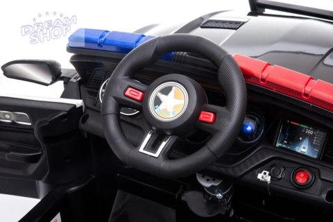 AUTO POLICJA, DŹWIĘKI, MIĘKKIE KOŁA EVA, MIĘKKIE SIEDZENIE/BBH0007