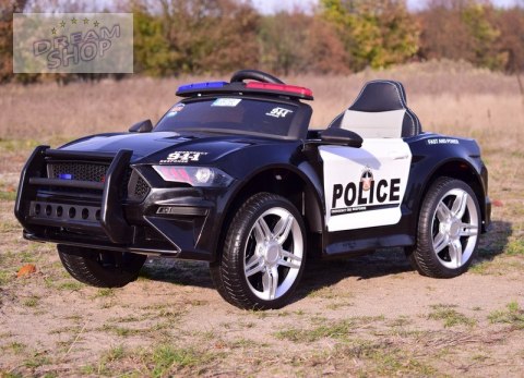 AUTO POLICJA, DŹWIĘKI, MIĘKKIE KOŁA EVA, MIĘKKIE SIEDZENIE/BBH0007