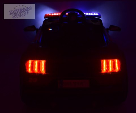 AUTO POLICJA, DŹWIĘKI, MIĘKKIE KOŁA EVA, MIĘKKIE SIEDZENIE/BBH0007
