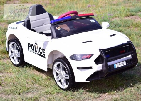 AUTO POLICJA, DŹWIĘKI, MIĘKKIE KOŁA EVA, MIĘKKIE SIEDZENIE/BBH0007