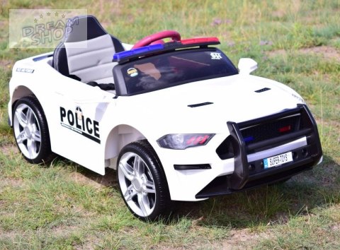 AUTO POLICJA, DŹWIĘKI, MIĘKKIE KOŁA EVA, MIĘKKIE SIEDZENIE/BBH0007