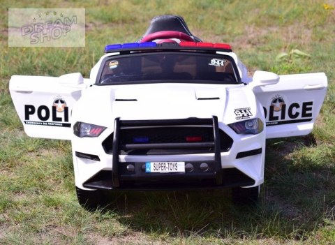 AUTO POLICJA, DŹWIĘKI, MIĘKKIE KOŁA EVA, MIĘKKIE SIEDZENIE/BBH0007