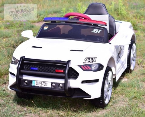 AUTO POLICJA, DŹWIĘKI, MIĘKKIE KOŁA EVA, MIĘKKIE SIEDZENIE/BBH0007