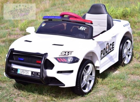 AUTO POLICJA, DŹWIĘKI, MIĘKKIE KOŁA EVA, MIĘKKIE SIEDZENIE/BBH0007