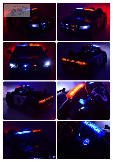 AUTO POLICJA, DŹWIĘKI, MIĘKKIE KOŁA EVA, MIĘKKIE SIEDZENIE/JC666 AUTO POLICJA, DŹWIĘKI, MIĘKKIE KOŁA EVA, MIĘKKIE SIEDZENIE/JC666