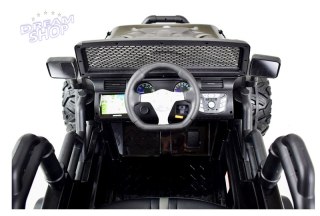 JEEP NA AKUMULATOR BROTHERS , WSPOMAGANIE KIEROWNICY, MIĘKKIE KOŁA, MIĘKKIE SIEDZENIE 24V - 400W/JEEP-JC-666