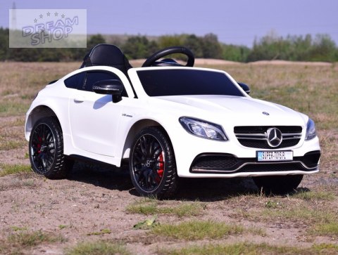 MERCEDES C 63 S COUPE, MIĘKKIE SIEDZENIE , MIEKKIE KOŁA, SYSTEM ESW, 5 PUNKTOWE PASY /QY-1588