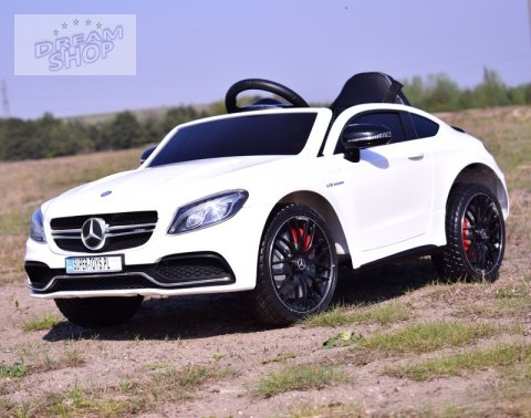 MERCEDES C 63 S COUPE, MIĘKKIE SIEDZENIE , MIEKKIE KOŁA, SYSTEM ESW, 5 PUNKTOWE PASY /QY-1588