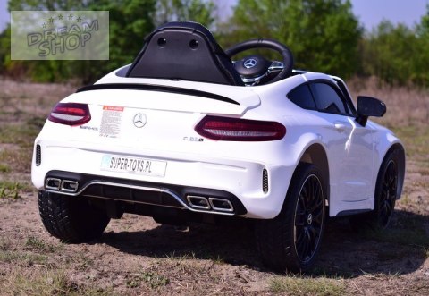 MERCEDES C 63 S COUPE, MIĘKKIE SIEDZENIE , MIEKKIE KOŁA, SYSTEM ESW, 5 PUNKTOWE PASY /QY-1588