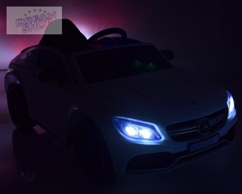 MERCEDES C 63 S COUPE, MIĘKKIE SIEDZENIE , MIEKKIE KOŁA, SYSTEM ESW, 5 PUNKTOWE PASY /QY-1588