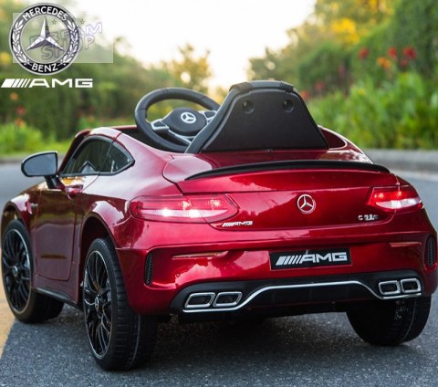 MERCEDES C 63 S COUPE, MIĘKKIE SIEDZENIE , MIEKKIE KOŁA, SYSTEM ESW, 5 PUNKTOWE PASY /QY-1588