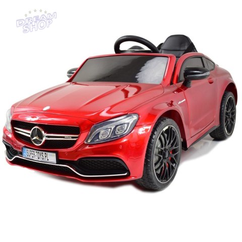 MERCEDES C 63 S COUPE, MIĘKKIE SIEDZENIE , MIEKKIE KOŁA, SYSTEM ESW, 5 PUNKTOWE PASY /QY-1588
