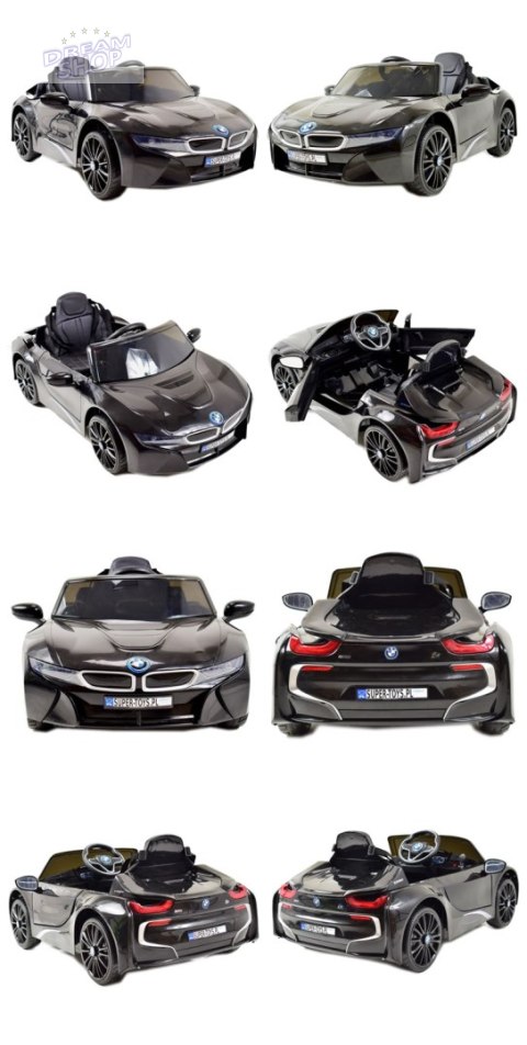 ORYGINALNE BMW I8 - MIĘKKIE KOŁA, MIĘKKIE SIEDZENIE/JE1001