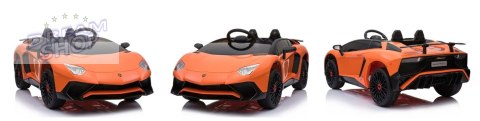 ORYGINALNE LAMBORGHINI AVENTADOR PEŁNA OPCJA, MIĘKKIE KOŁA, MIĘKKIE SIEDZENIE/BDM0913
