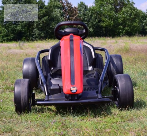 SZYBKI DRIFTUJĄCY GOKART NA AKUMULATOR 24 V SUPER ZABAWA FILM\SX1968