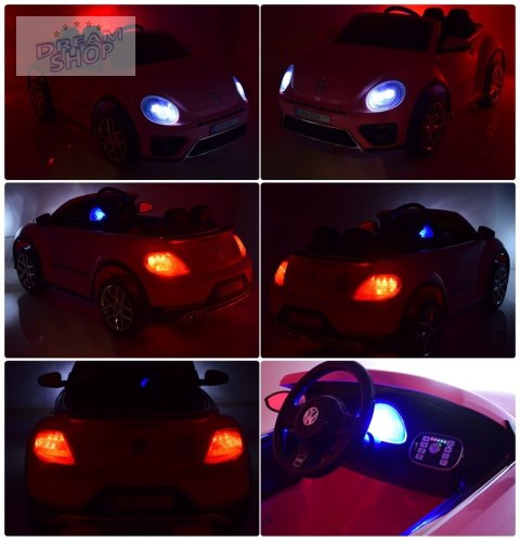 VW BEETLE, MIĘKKIE SIEDZENIE , MIEKKIE KOŁA, SYSTEM ESW, RADIO FM, BLUETOOTH, ŚWIATŁA AWARYJNE /S303 VW BEETLE, MIĘKKIE SIEDZENIE , MIEKKIE KOŁA, SYSTEM ESW, RADIO FM, BLUETOOTH, ŚWIATŁA AWARYJNE /S303