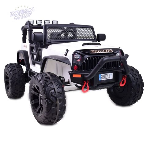JEEP NA AKUMULATOR BROTHERS , WSPOMAGANIE KIEROWNICY, MIĘKKIE KOŁA, MIĘKKIE SIEDZENIE 24V - 400W/JEEP-JC-666 JEEP NA AKUMULATOR BROTHERS , WSPOMAGANIE KIEROWNICY, MIĘKKIE KOŁA, MIĘKKIE SIEDZENIE 24V - 400W/JEEP-JC-666