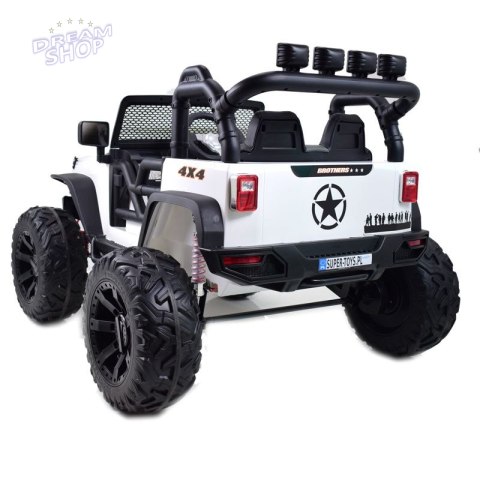 JEEP NA AKUMULATOR BROTHERS , WSPOMAGANIE KIEROWNICY, MIĘKKIE KOŁA, MIĘKKIE SIEDZENIE 24V - 400W/JEEP-JC-666 JEEP NA AKUMULATOR BROTHERS , WSPOMAGANIE KIEROWNICY, MIĘKKIE KOŁA, MIĘKKIE SIEDZENIE 24V - 400W/JEEP-JC-666