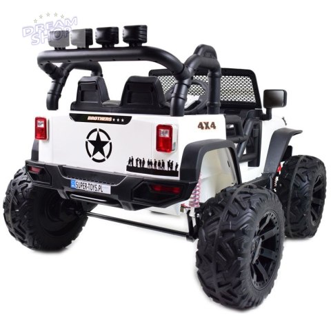 JEEP NA AKUMULATOR BROTHERS , WSPOMAGANIE KIEROWNICY, MIĘKKIE KOŁA, MIĘKKIE SIEDZENIE 24V - 400W/JEEP-JC-666 JEEP NA AKUMULATOR BROTHERS , WSPOMAGANIE KIEROWNICY, MIĘKKIE KOŁA, MIĘKKIE SIEDZENIE 24V - 400W/JEEP-JC-666