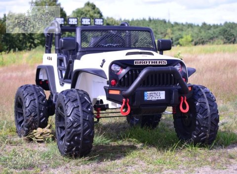 JEEP NA AKUMULATOR BROTHERS , WSPOMAGANIE KIEROWNICY, MIĘKKIE KOŁA, MIĘKKIE SIEDZENIE 24V - 400W/JEEP-JC-666 JEEP NA AKUMULATOR BROTHERS , WSPOMAGANIE KIEROWNICY, MIĘKKIE KOŁA, MIĘKKIE SIEDZENIE 24V - 400W/JEEP-JC-666