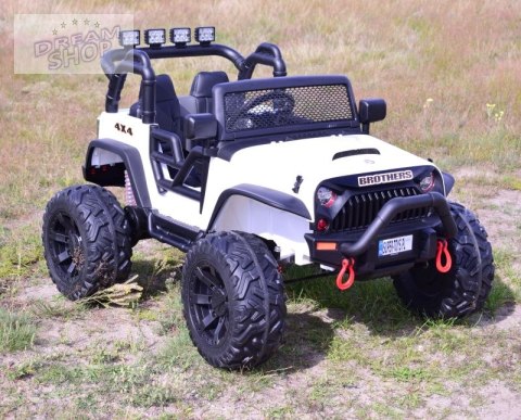 JEEP NA AKUMULATOR BROTHERS , WSPOMAGANIE KIEROWNICY, MIĘKKIE KOŁA, MIĘKKIE SIEDZENIE 24V - 400W/JEEP-JC-666 JEEP NA AKUMULATOR BROTHERS , WSPOMAGANIE KIEROWNICY, MIĘKKIE KOŁA, MIĘKKIE SIEDZENIE 24V - 400W/JEEP-JC-666