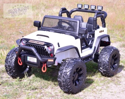 JEEP NA AKUMULATOR BROTHERS , WSPOMAGANIE KIEROWNICY, MIĘKKIE KOŁA, MIĘKKIE SIEDZENIE 24V - 400W/JEEP-JC-666 JEEP NA AKUMULATOR BROTHERS , WSPOMAGANIE KIEROWNICY, MIĘKKIE KOŁA, MIĘKKIE SIEDZENIE 24V - 400W/JEEP-JC-666